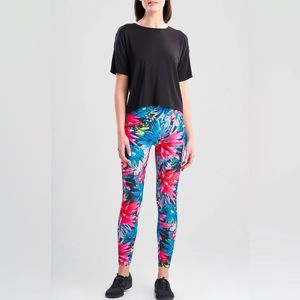 NWT JOSIE by Josie Natori LAYERING ELEMENTS BOXY TEE Sz L Perfect Black T-shirt